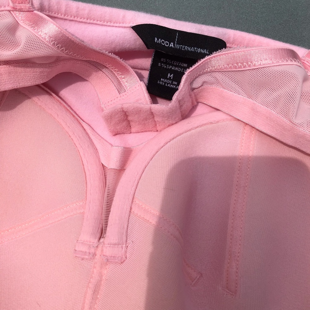 Moda International pink padded bra cami M - Picture 8 of 8